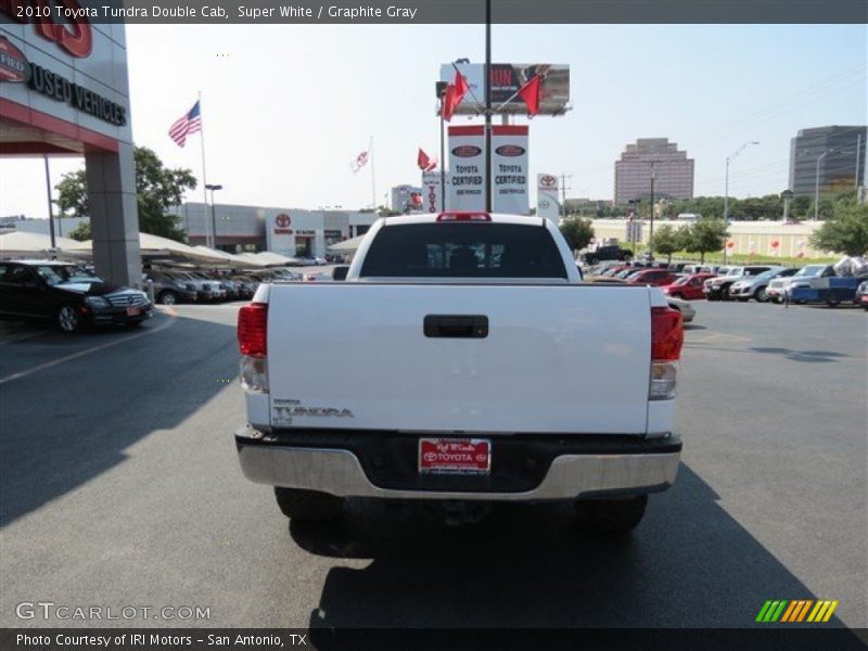 Super White / Graphite Gray 2010 Toyota Tundra Double Cab