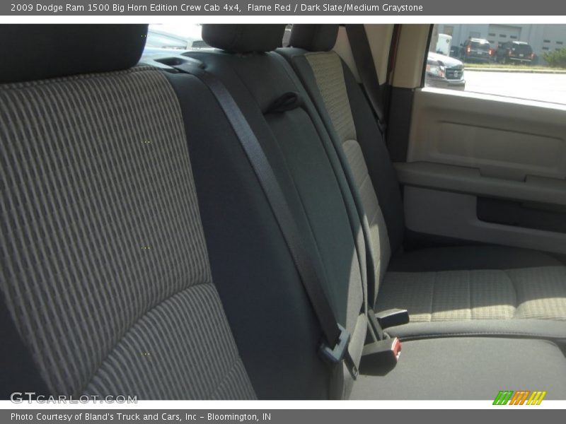 Flame Red / Dark Slate/Medium Graystone 2009 Dodge Ram 1500 Big Horn Edition Crew Cab 4x4