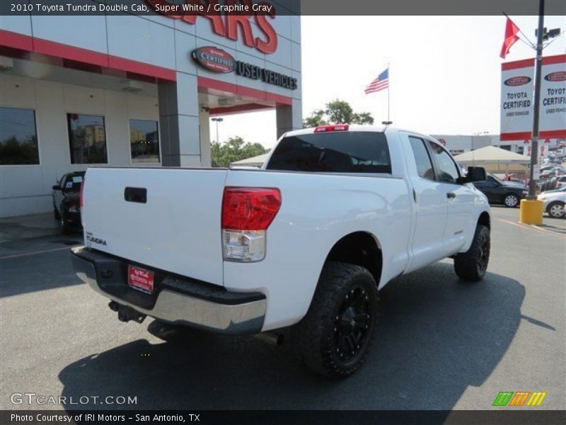 Super White / Graphite Gray 2010 Toyota Tundra Double Cab