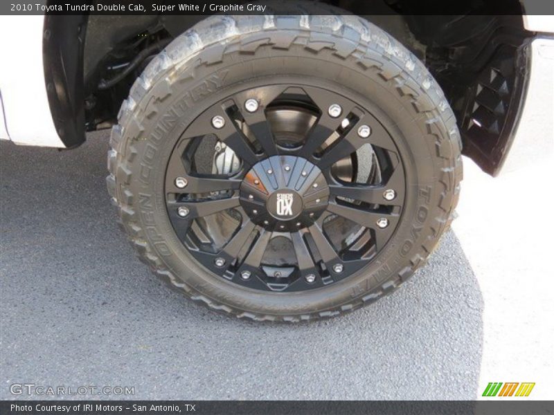 Super White / Graphite Gray 2010 Toyota Tundra Double Cab