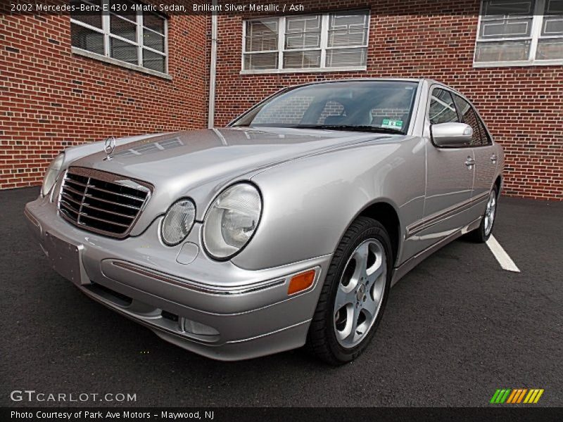 Brilliant Silver Metallic / Ash 2002 Mercedes-Benz E 430 4Matic Sedan