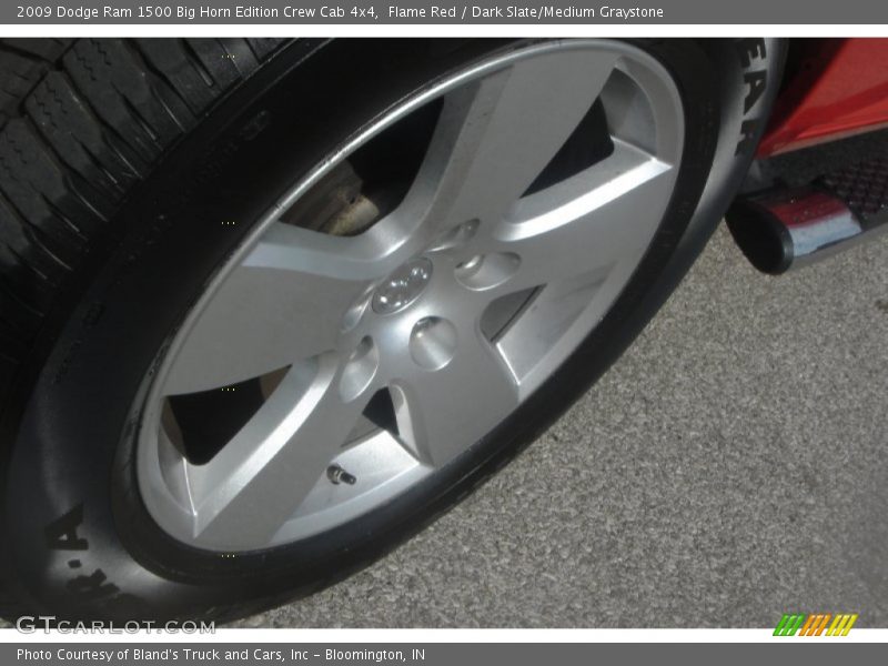 Flame Red / Dark Slate/Medium Graystone 2009 Dodge Ram 1500 Big Horn Edition Crew Cab 4x4