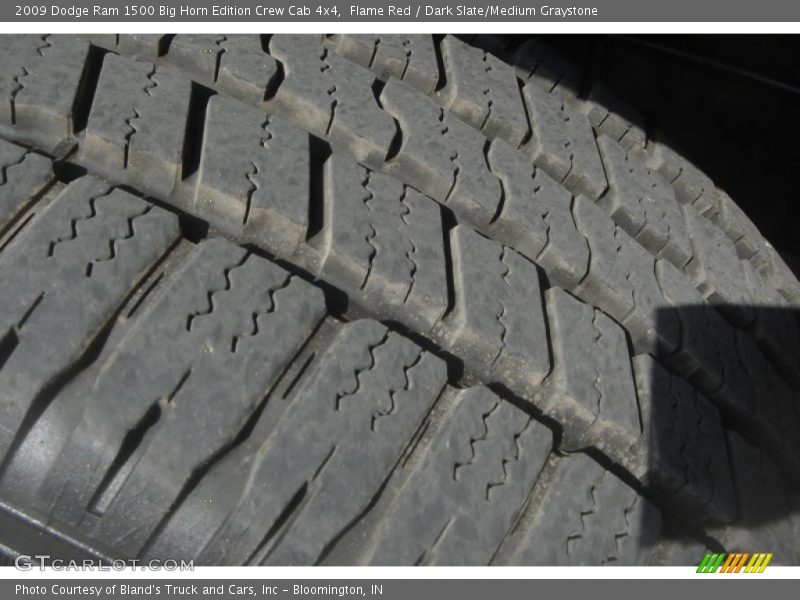 Flame Red / Dark Slate/Medium Graystone 2009 Dodge Ram 1500 Big Horn Edition Crew Cab 4x4