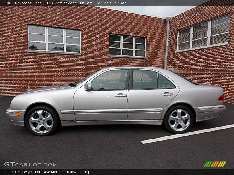 Brilliant Silver Metallic / Ash 2002 Mercedes-Benz E 430 4Matic Sedan