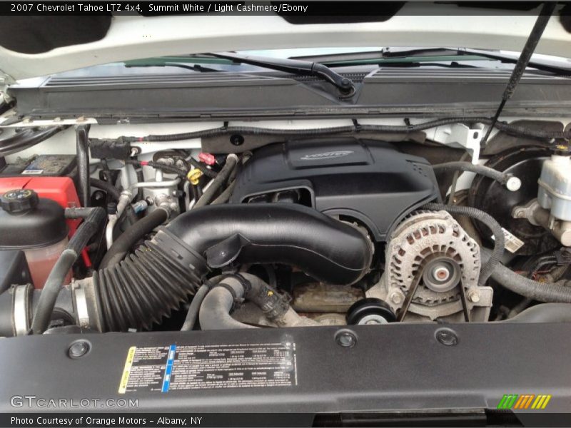 Summit White / Light Cashmere/Ebony 2007 Chevrolet Tahoe LTZ 4x4