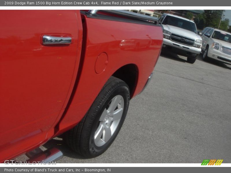 Flame Red / Dark Slate/Medium Graystone 2009 Dodge Ram 1500 Big Horn Edition Crew Cab 4x4