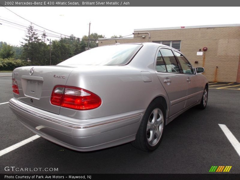 Brilliant Silver Metallic / Ash 2002 Mercedes-Benz E 430 4Matic Sedan