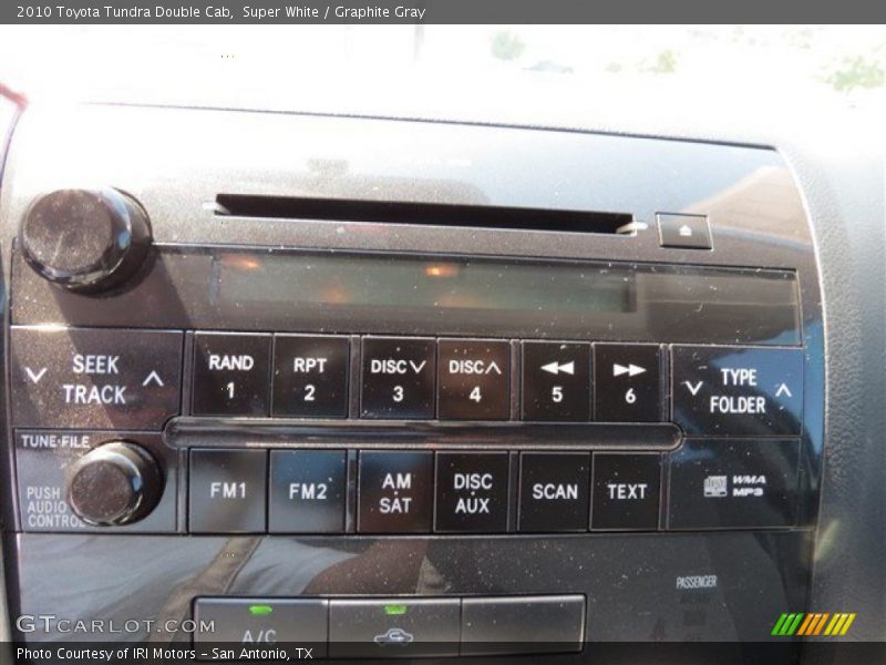 Super White / Graphite Gray 2010 Toyota Tundra Double Cab
