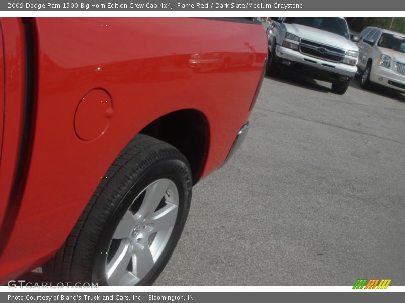 Flame Red / Dark Slate/Medium Graystone 2009 Dodge Ram 1500 Big Horn Edition Crew Cab 4x4