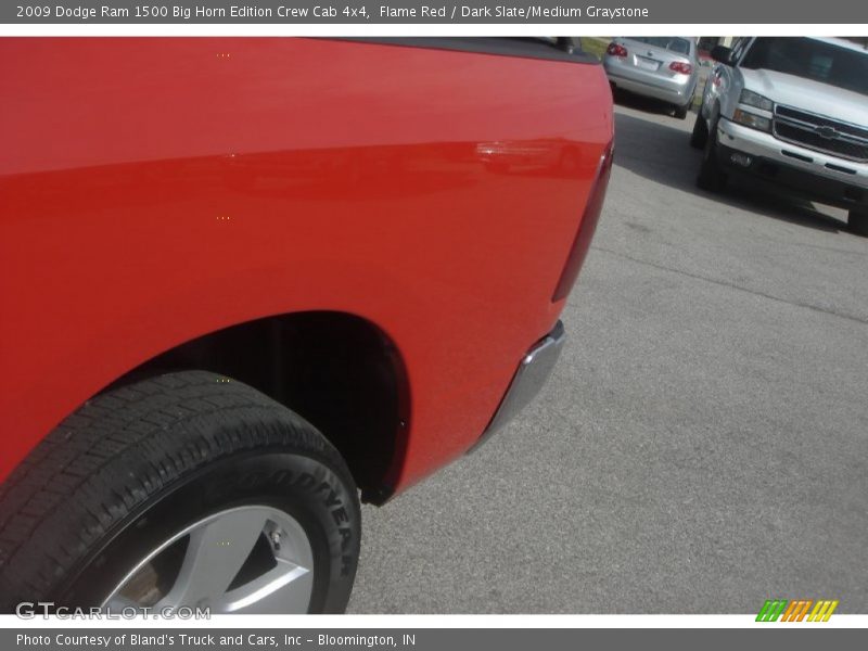 Flame Red / Dark Slate/Medium Graystone 2009 Dodge Ram 1500 Big Horn Edition Crew Cab 4x4