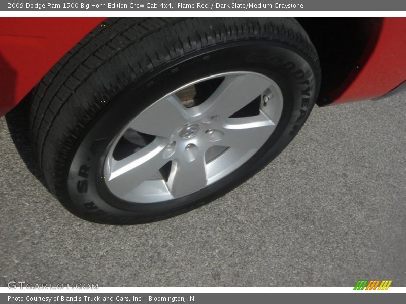 Flame Red / Dark Slate/Medium Graystone 2009 Dodge Ram 1500 Big Horn Edition Crew Cab 4x4