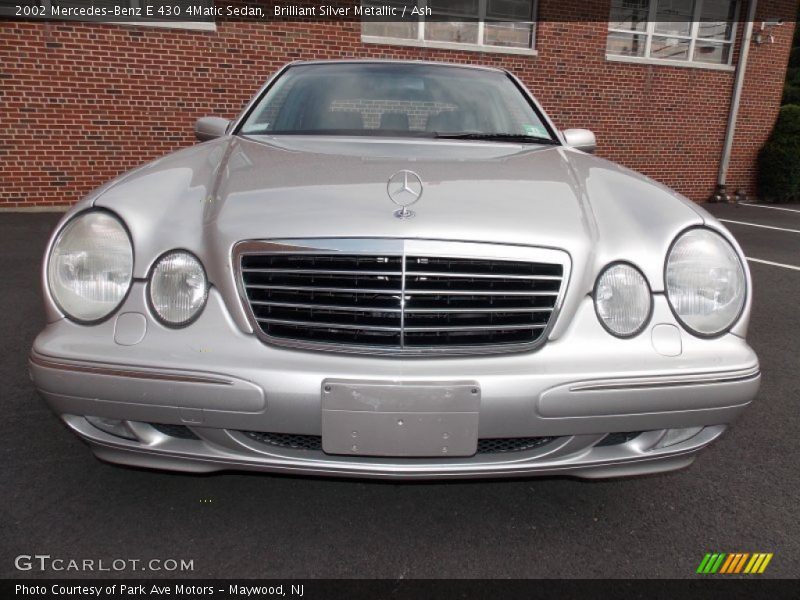 Brilliant Silver Metallic / Ash 2002 Mercedes-Benz E 430 4Matic Sedan