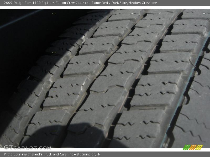 Flame Red / Dark Slate/Medium Graystone 2009 Dodge Ram 1500 Big Horn Edition Crew Cab 4x4
