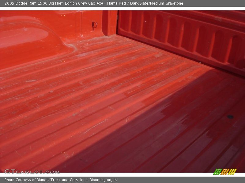 Flame Red / Dark Slate/Medium Graystone 2009 Dodge Ram 1500 Big Horn Edition Crew Cab 4x4