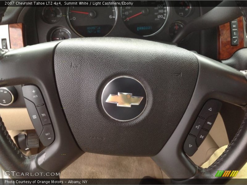 Summit White / Light Cashmere/Ebony 2007 Chevrolet Tahoe LTZ 4x4