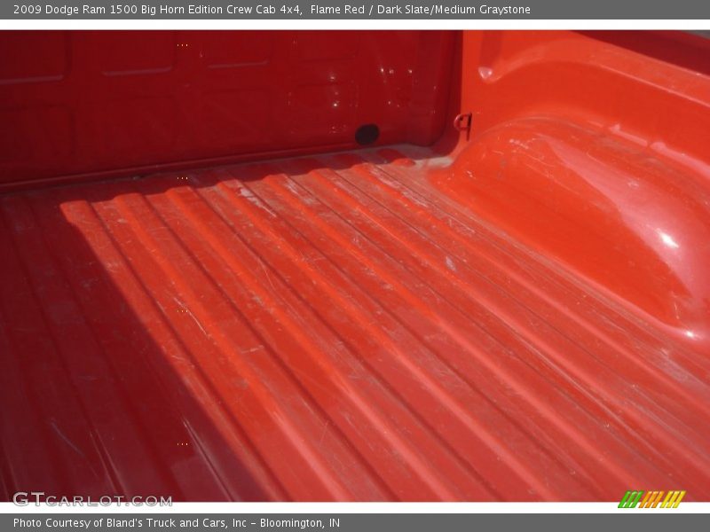 Flame Red / Dark Slate/Medium Graystone 2009 Dodge Ram 1500 Big Horn Edition Crew Cab 4x4
