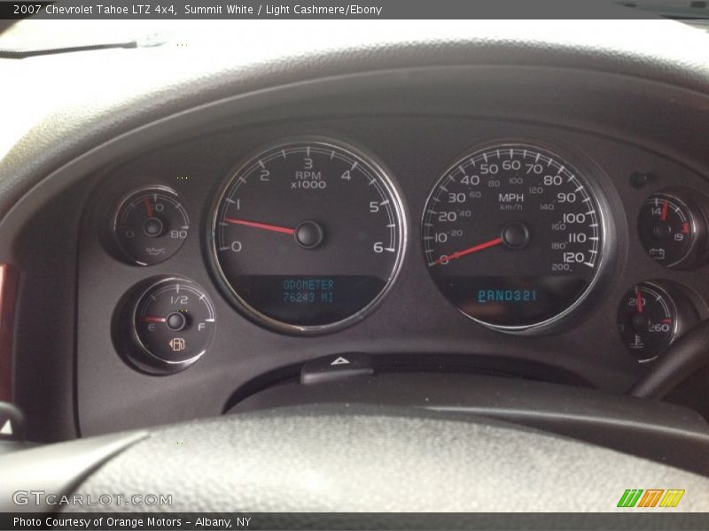 Summit White / Light Cashmere/Ebony 2007 Chevrolet Tahoe LTZ 4x4