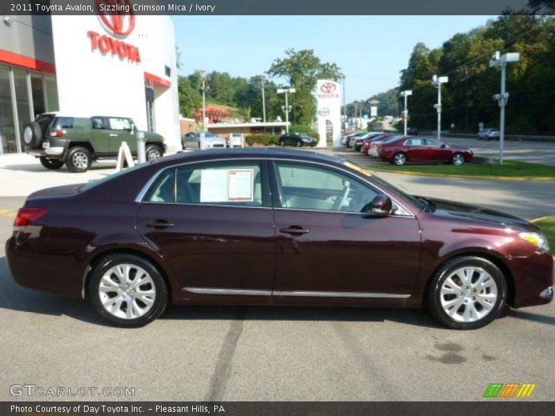 Sizzling Crimson Mica / Ivory 2011 Toyota Avalon