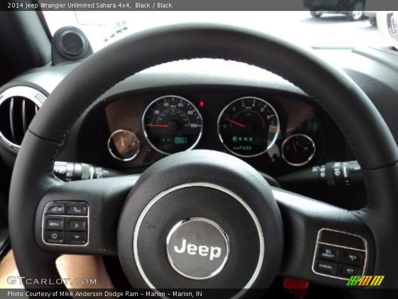 Black / Black 2014 Jeep Wrangler Unlimited Sahara 4x4