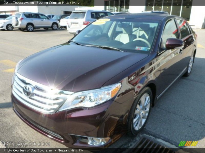 Sizzling Crimson Mica / Ivory 2011 Toyota Avalon