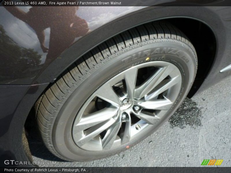Fire Agate Pearl / Parchment/Brown Walnut 2013 Lexus LS 460 AWD