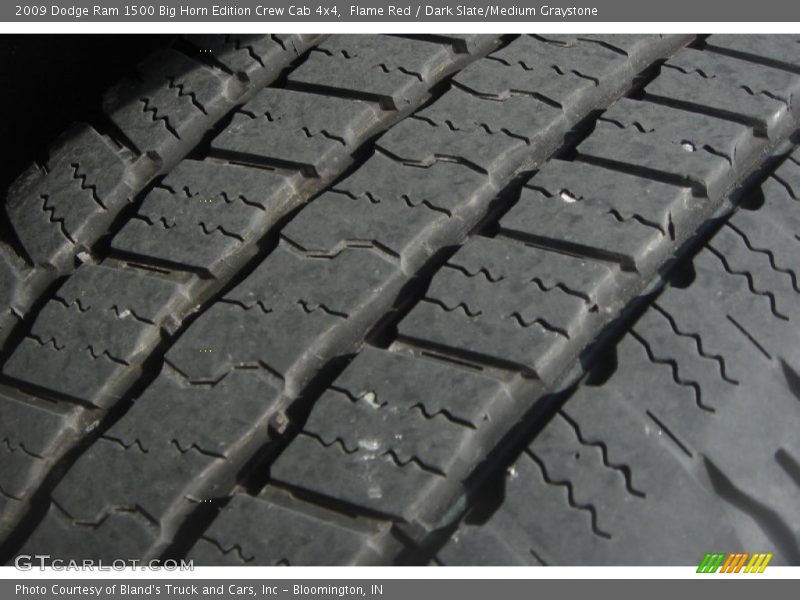 Flame Red / Dark Slate/Medium Graystone 2009 Dodge Ram 1500 Big Horn Edition Crew Cab 4x4