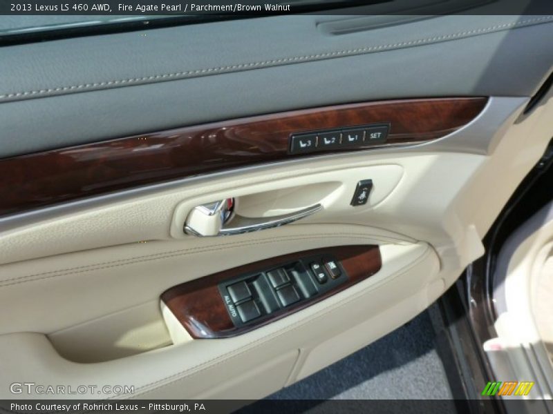 Fire Agate Pearl / Parchment/Brown Walnut 2013 Lexus LS 460 AWD