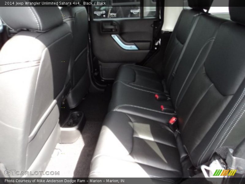 Rear Seat of 2014 Wrangler Unlimited Sahara 4x4