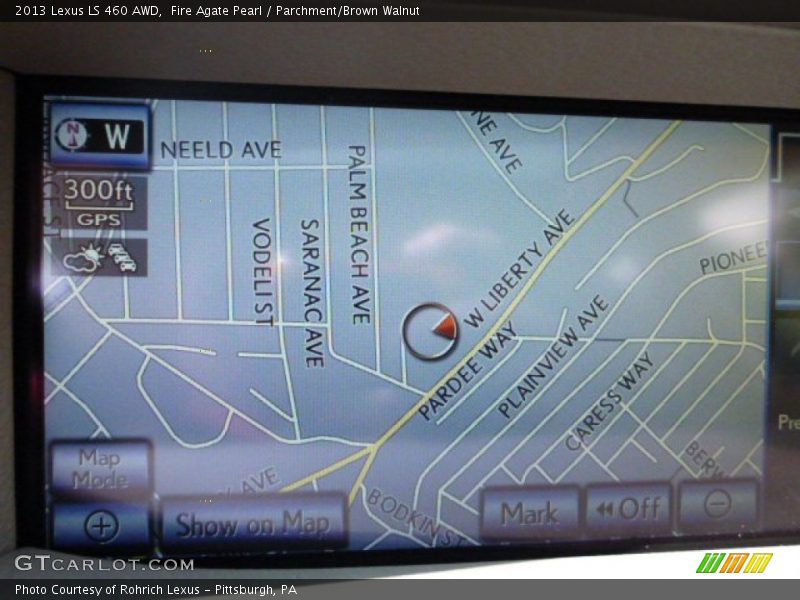 Fire Agate Pearl / Parchment/Brown Walnut 2013 Lexus LS 460 AWD