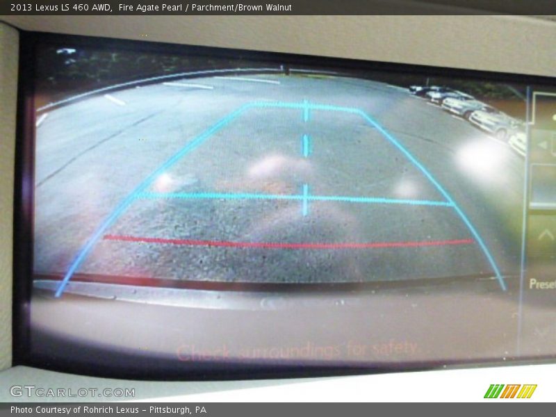 Fire Agate Pearl / Parchment/Brown Walnut 2013 Lexus LS 460 AWD