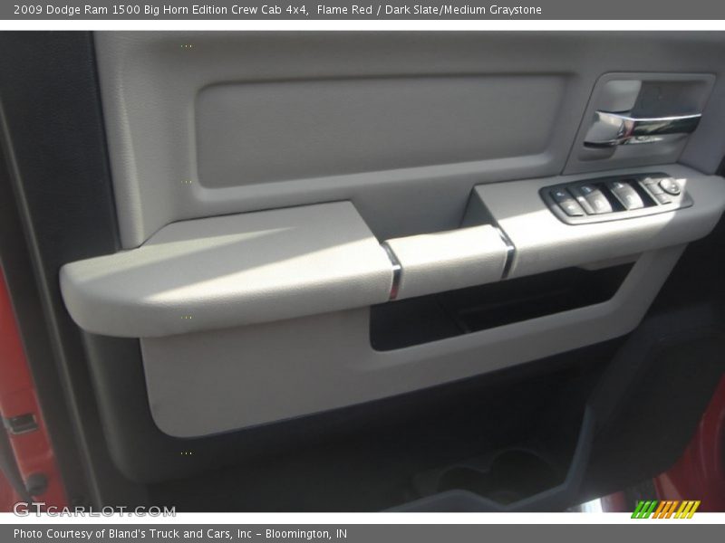 Flame Red / Dark Slate/Medium Graystone 2009 Dodge Ram 1500 Big Horn Edition Crew Cab 4x4