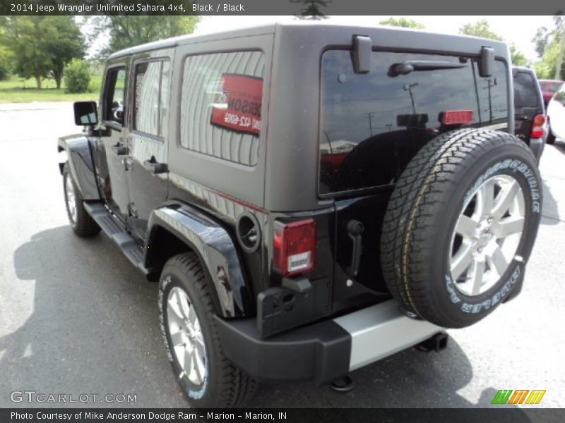 Black / Black 2014 Jeep Wrangler Unlimited Sahara 4x4