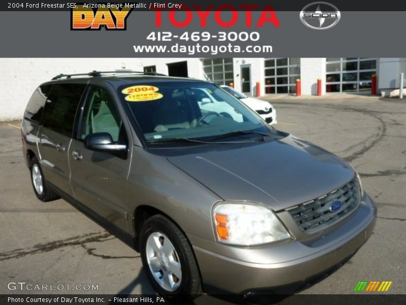 Arizona Beige Metallic / Flint Grey 2004 Ford Freestar SES