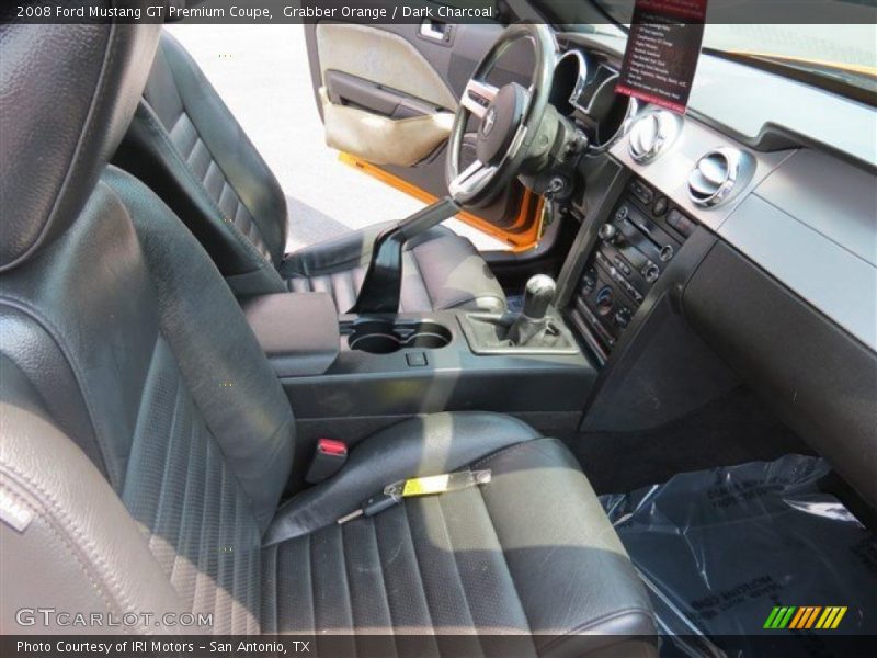 Grabber Orange / Dark Charcoal 2008 Ford Mustang GT Premium Coupe