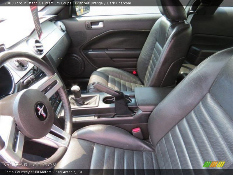 Grabber Orange / Dark Charcoal 2008 Ford Mustang GT Premium Coupe