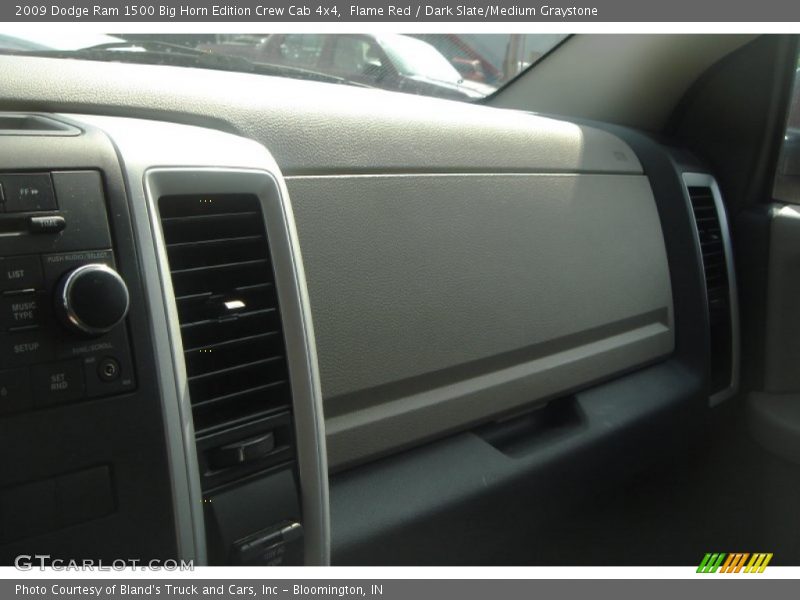 Flame Red / Dark Slate/Medium Graystone 2009 Dodge Ram 1500 Big Horn Edition Crew Cab 4x4