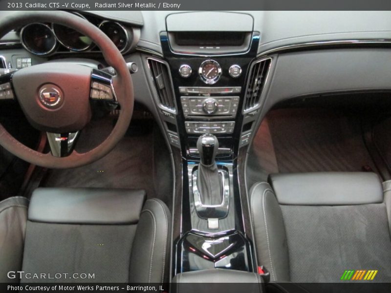 Radiant Silver Metallic / Ebony 2013 Cadillac CTS -V Coupe