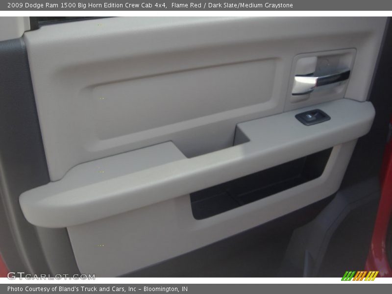 Flame Red / Dark Slate/Medium Graystone 2009 Dodge Ram 1500 Big Horn Edition Crew Cab 4x4