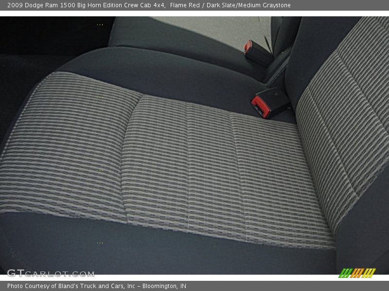 Flame Red / Dark Slate/Medium Graystone 2009 Dodge Ram 1500 Big Horn Edition Crew Cab 4x4
