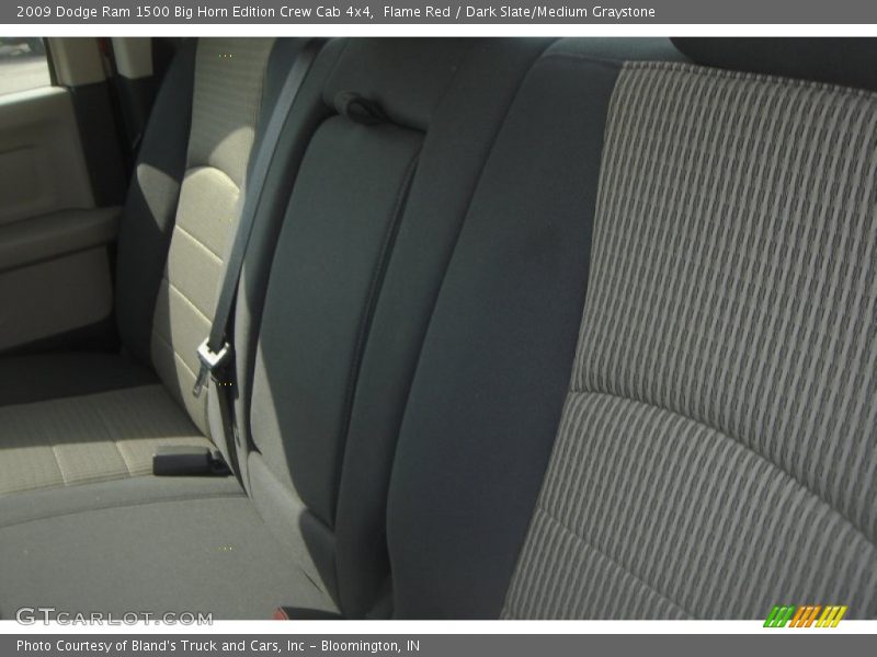 Flame Red / Dark Slate/Medium Graystone 2009 Dodge Ram 1500 Big Horn Edition Crew Cab 4x4