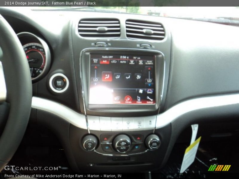 Fathom Blue Pearl / Black 2014 Dodge Journey SXT