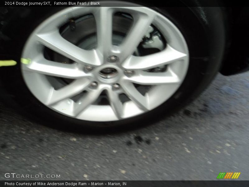 Fathom Blue Pearl / Black 2014 Dodge Journey SXT