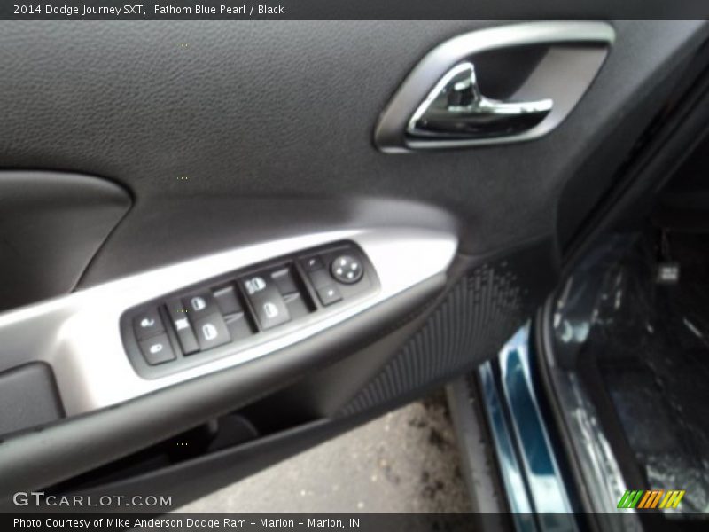 Fathom Blue Pearl / Black 2014 Dodge Journey SXT