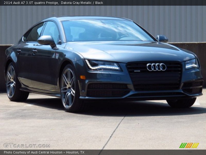 Dakota Gray Metallic / Black 2014 Audi A7 3.0T quattro Prestige