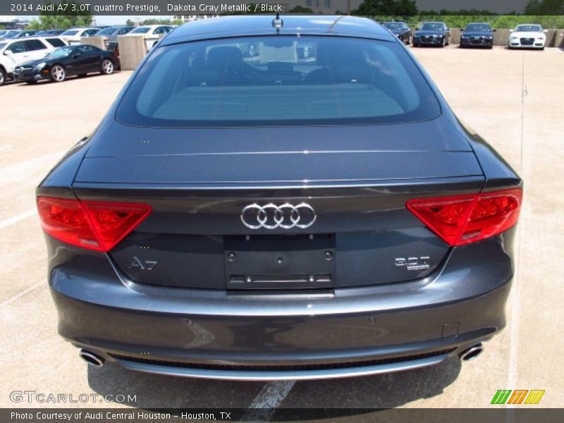 Dakota Gray Metallic / Black 2014 Audi A7 3.0T quattro Prestige