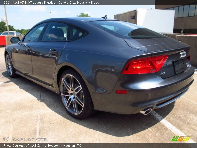 Dakota Gray Metallic / Black 2014 Audi A7 3.0T quattro Prestige