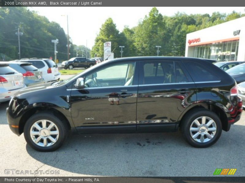 Black Clearcoat / Light Camel 2008 Lincoln MKX AWD