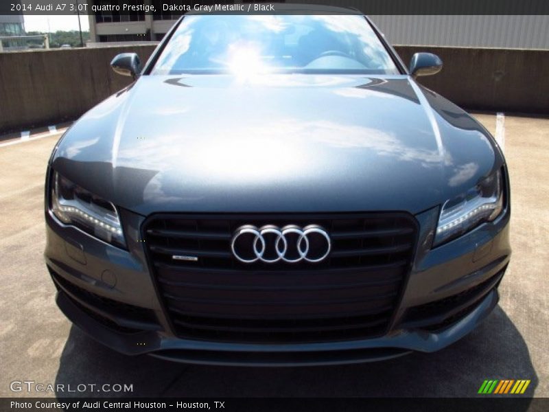 Dakota Gray Metallic / Black 2014 Audi A7 3.0T quattro Prestige