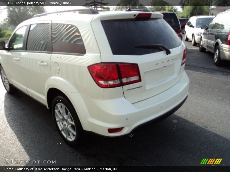 White / Black 2014 Dodge Journey SXT