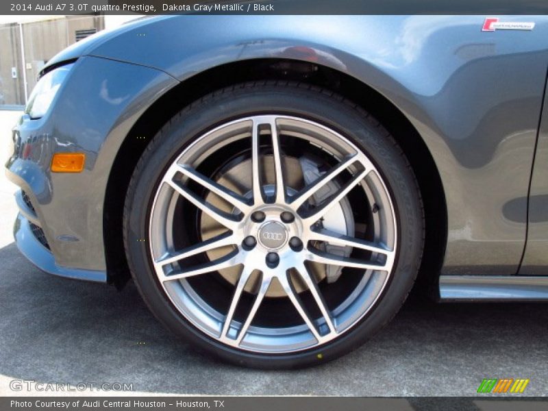 Dakota Gray Metallic / Black 2014 Audi A7 3.0T quattro Prestige